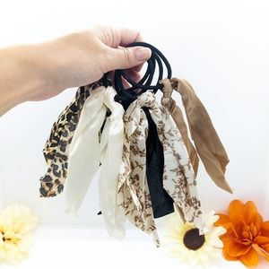 Scarf Hair Ties 5 pieces
